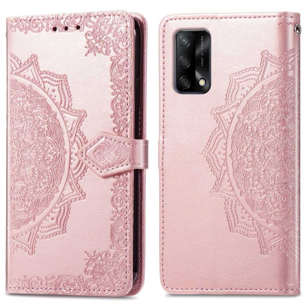 imoshion Etui de téléphone Mandala Oppo A74 (4G) - Rose champage