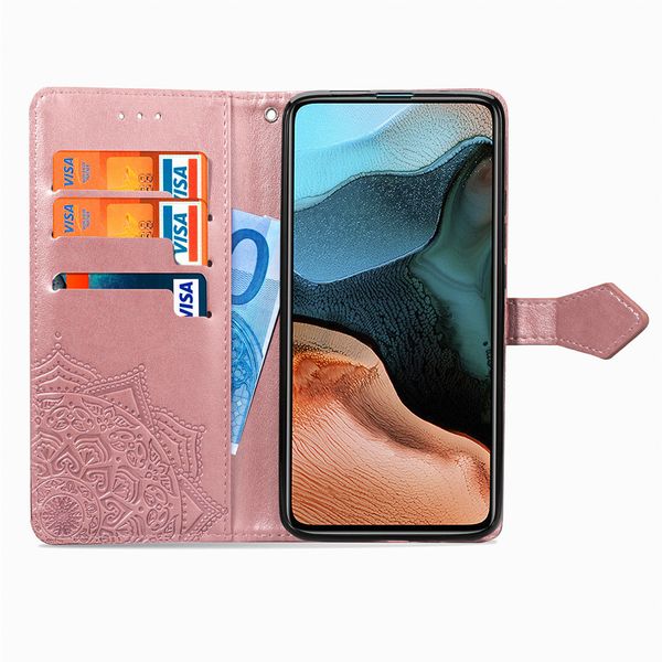 Etui de téléphone portefeuille Mandala Xiaomi Poco F2 Pro