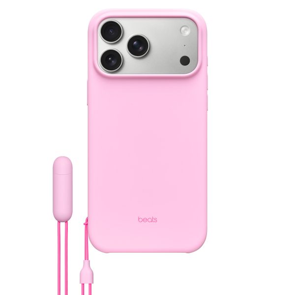 Beats Coque avec support avec MagSafe et contrôle de caméra Apple iPhone 17 Pro Max - Pebble Pink