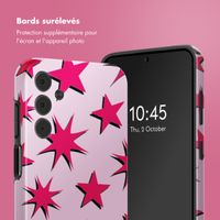 Selencia Coque arrière Vivid Samsung Galaxy A15 (5G) - Stars Rubine Red Light Pink