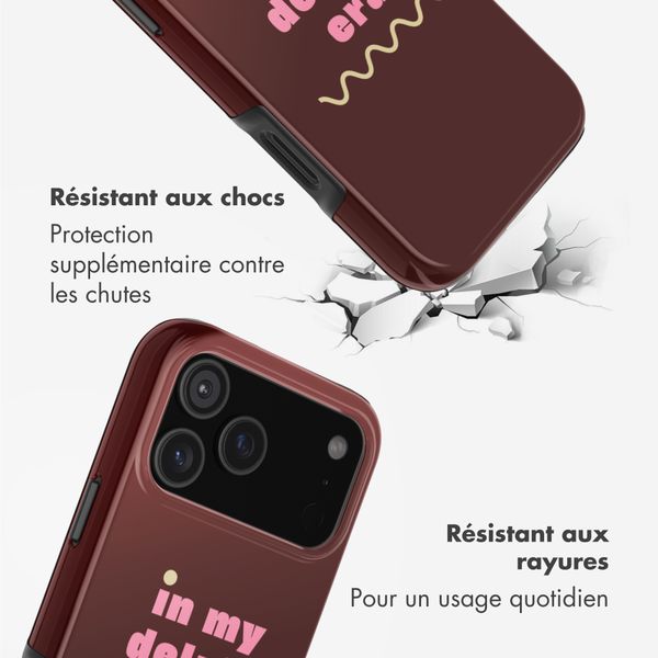 Selencia Coque arrière Vivid avec MagSafe Apple iPhone 17 Pro - Delulu