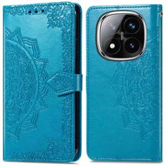 imoshion Etui de téléphone portefeuille Xiaomi Redmi Note 14 Pro Plus 5G - Turquoise