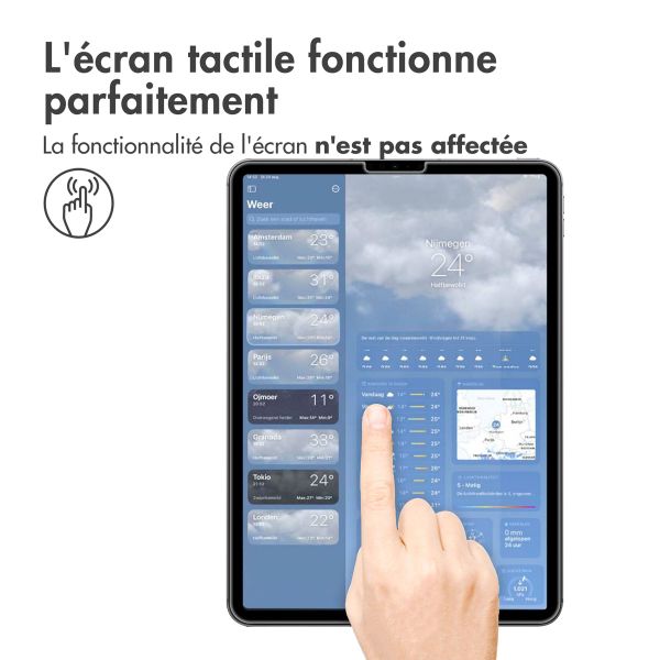 imoshion Protection d'écran en verre trempé iPad Pro 11 (2020 - 2022) / Air 5 (2022) / Air 4 (2020) - Transparent