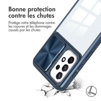 imoshion Coque arrière Camslider Samsung Galaxy A33 - Bleu foncé