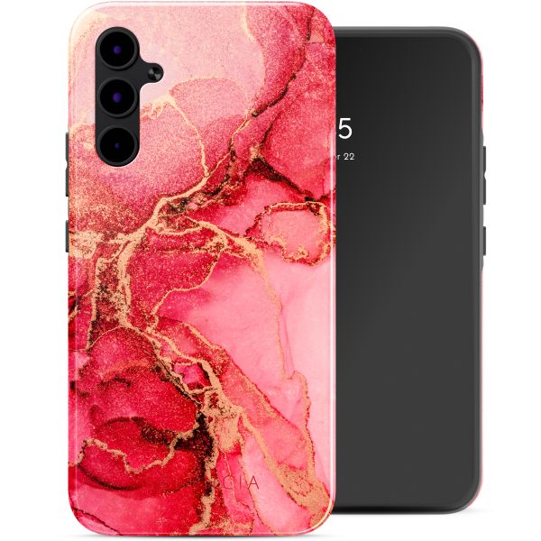 Selencia Coque arrière Vivid Tough Samsung Galaxy A34 - Rosy Marble