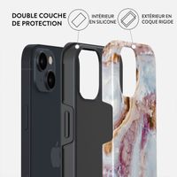 Burga Coque arrière Tough iPhone 13 - Frozen Leaves