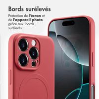 imoshion Coque Couleur avec MagSafe Apple iPhone 16 Pro - Dusty Rose