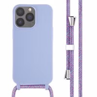 imoshion ﻿Coque en silicone avec cordon Apple iPhone 13 Pro - Violet