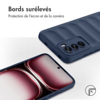 imoshion Coque arrière EasyGrip Oppo Reno 12 - Bleu foncé