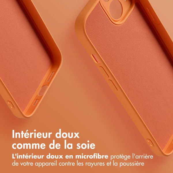 imoshion Coque Couleur avec MagSafe Apple iPhone 14 - Neon Orange
