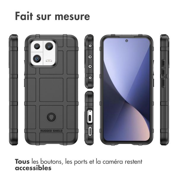 imoshion Coque Arrière Rugged Shield Xiaomi 13 - Noir