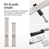 imoshion Bracelet en acier Samsung Galaxy Watch 8 (40/44mm) / Classic (46mm) - Lumière stellaire