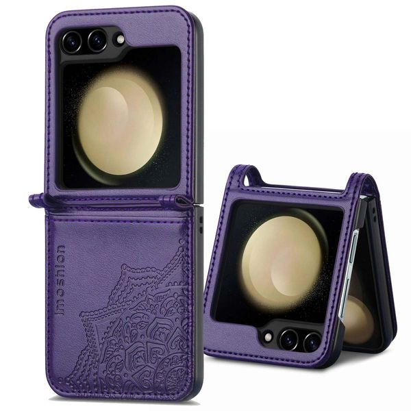 imoshion Mandala Bookcase Samsung Galaxy Z Flip 7 FE - Violet