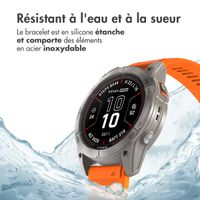 imoshion Bracelet QuickFit® en silicone  - Connexion Garmin 26 mm - Orange