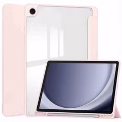 imoshion Coque tablette rigide Trifold Samsung Galaxy Tab A9 Plus - Rose