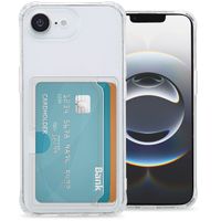 imoshion Coque silicone avec porte-cartes Apple iPhone 16e - Transparent