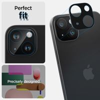 Spigen GLAStR EZ Fit Optik Protection d'objectif de caméra (pack de 2) Apple iPhone 15 / 15 Plus - Noir