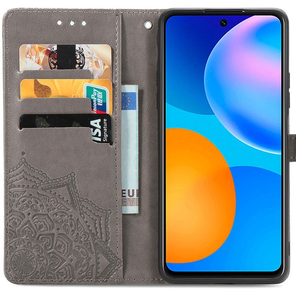 imoshion Etui de téléphone portefeuille Huawei P Smart (2021) - Gris