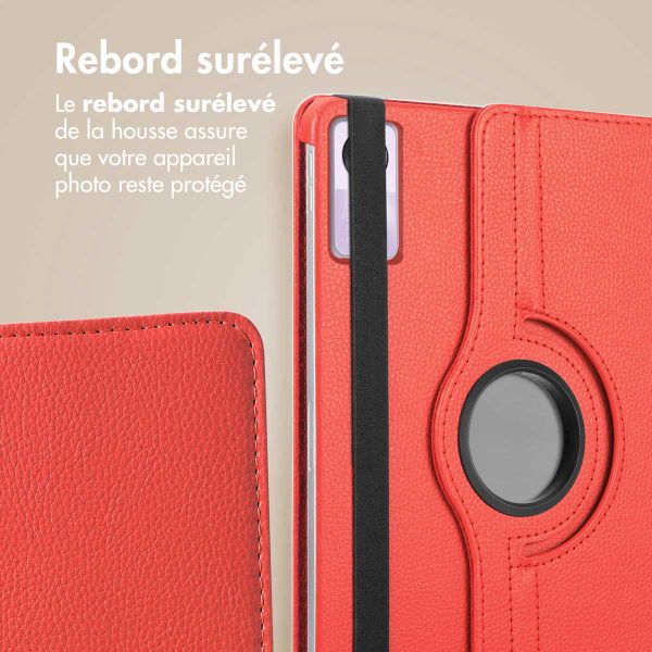 imoshion Coque tablette rotatif à 360° Xiaomi Redmi Pad SE - Rouge