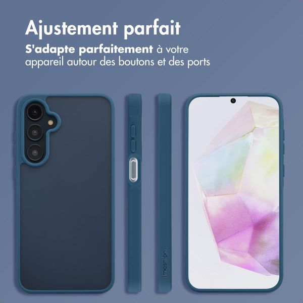 imoshion Coque Color Guard Samsung Galaxy A35 - Bleu foncé