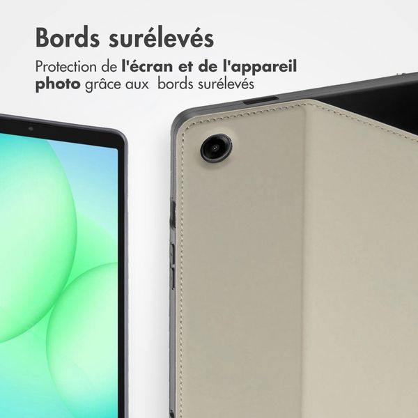 Accezz Coque tablette Classic Samsung Galaxy Tab A11 - Greige