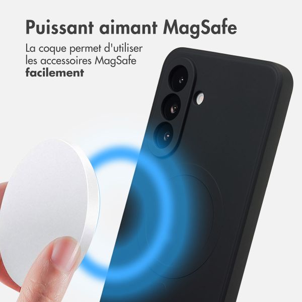 imoshion Coque Couleur avec MagSafe Samsung Galaxy A36 - Noir