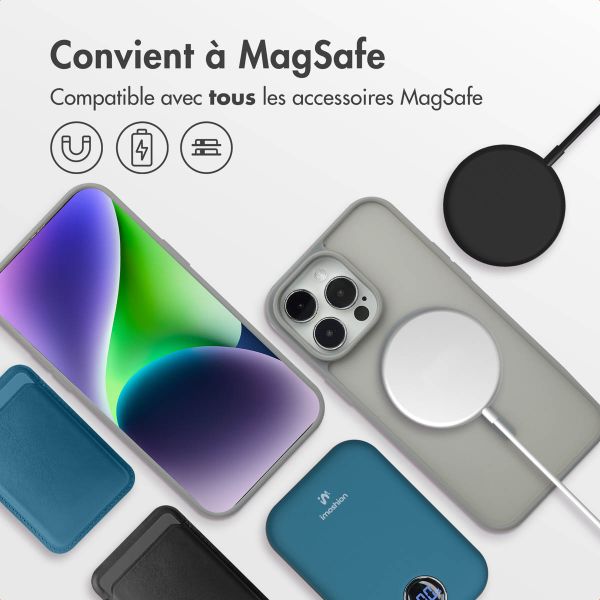 imoshion Coque Color Guard avec MagSafe iPhone 14 Pro Max - Gris