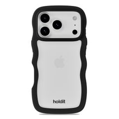 Holdit Coque Wavy Apple iPhone 17 Pro Max - Black / Transparent