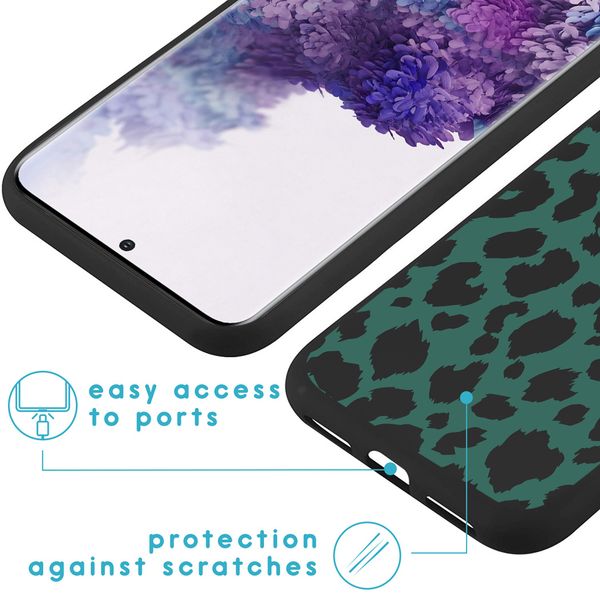 imoshion Coque Design Galaxy S20 Plus - Léopard - Vert / Noir