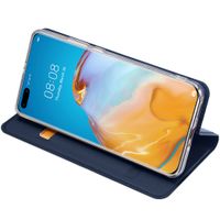 Dux Ducis Étui de téléphone Slim Huawei P40 Pro - Bleu foncé