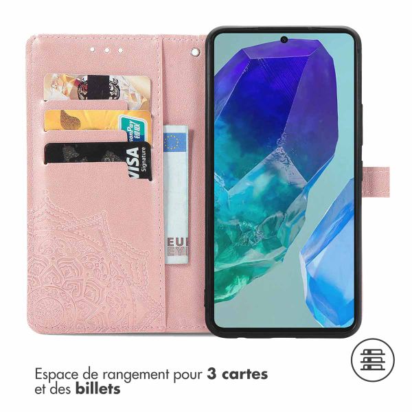 imoshion Etui de télephone Mandala Samsung Galaxy A16 - Rose Doré