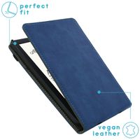 imoshion Étui à rabat Pocketbook Touch Lux 5 / HD 3 / Basic Lux 4 / Vivlio Lux 5 - Bleu foncé