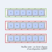 Accezz Étui de tablette portefeuille Bluetooth Clavier Apple iPad 6 (2018) 9.7 pouces / iPad 5 (2017) 9.7 pouces - AZERTY - Noir