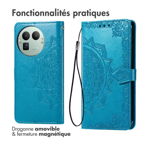 imoshion Etui de télephone Mandala Realme GT 8 Pro - Turquoise