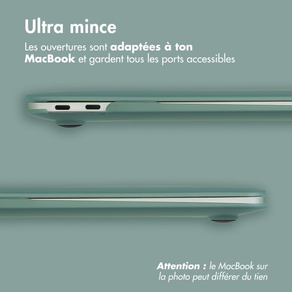 imoshion Coque Laptop Apple MacBook Air 15 pouces (2023 / 2024 M3 chip / 2025 M4 chip) - Vert foncé
