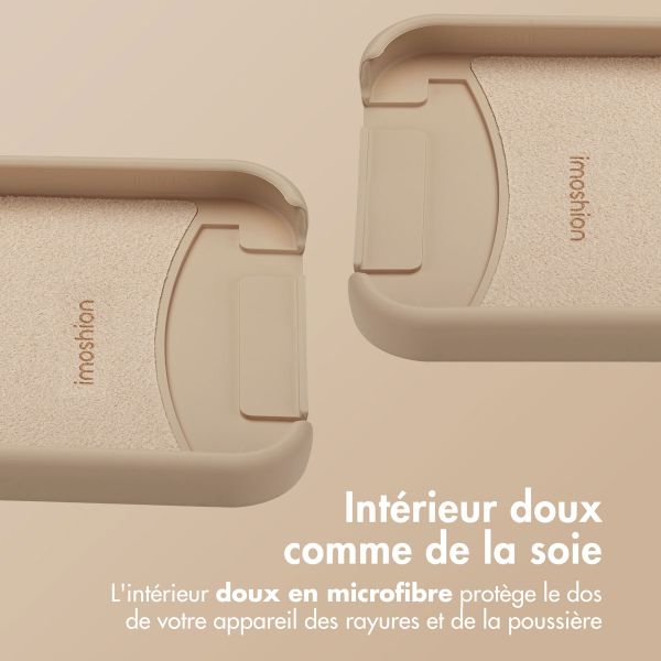 imoshion Coque arrière Color avec cordon amovible et MagSafe Apple iPhone 13 Pro - Nude