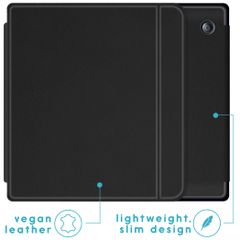 imoshion Étui de liseuse portefeuille Slim Hard Tolino Vision 5 - Noir