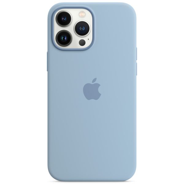 Apple Coque en silicone MagSafe Apple iPhone 13 Pro Max - Blue Fog