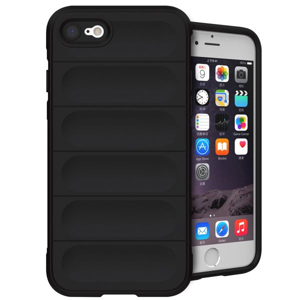 imoshion Coque arrière EasyGrip iPhone SE (2022 / 2020) / 8 / 7 - Noir