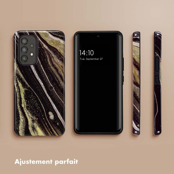 Selencia Coque arrière Vivid Tough Samsung Galaxy A53 - Chic Marble