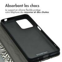 imoshion Étui de télephone portefeuille Design Motorola Moto G24 Power - Black And White