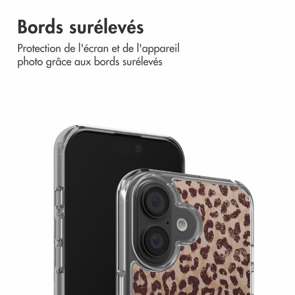 imoshion Coque Design Apple iPhone 16 - Leopard Mood