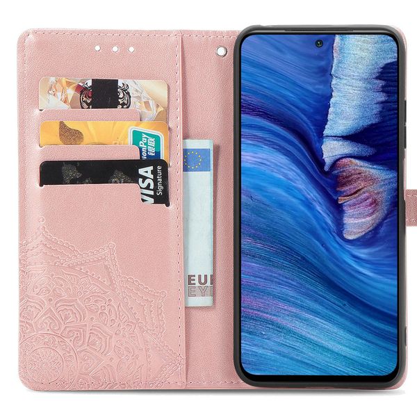 imoshion Etui de téléphone Mandala Xiaomi Redmi Note 10 (5G) - Rose