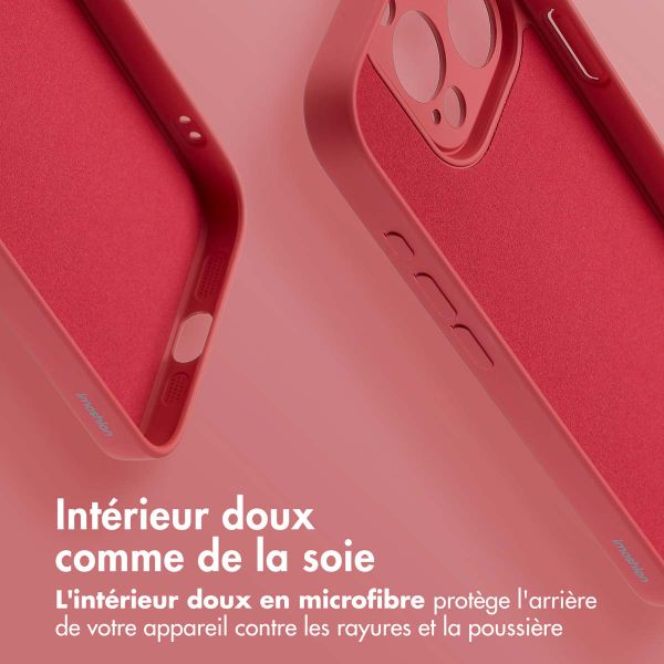 imoshion Coque Couleur avec MagSafe Apple iPhone 15 Pro Max - Dusty Rose