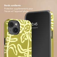 Selencia Coque arrière Vivid Apple iPhone 14 - Chalky Bloom