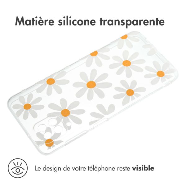 imoshion Coque Design Samsung Galaxy A12 - Daisy Flower