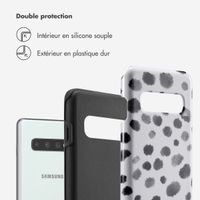Selencia Coque arrière Vivid Samsung Galaxy S10 - Trendy Leopard