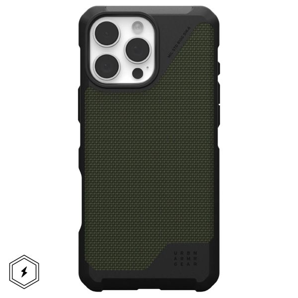 UAG Coque Metropolis LT MagSafe iPhone 16 Pro Max - Kevlar Olive