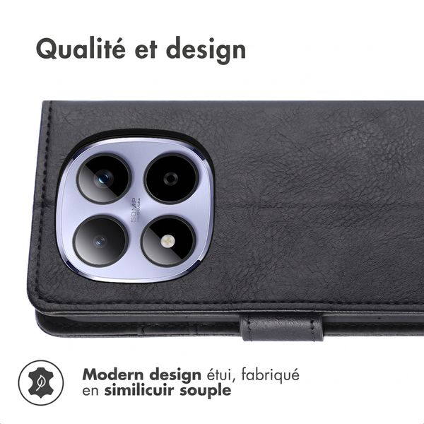 imoshion Étui de télephone portefeuille de luxe Xiaomi Redmi Note 15 Pro (4G) - Noir