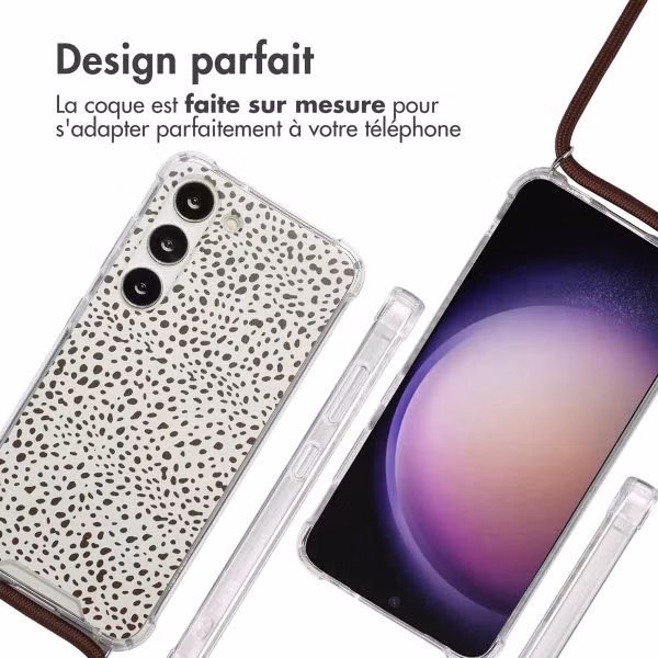 imoshion Coque Design avec cordon Samsung Galaxy S23 - Desert Dots